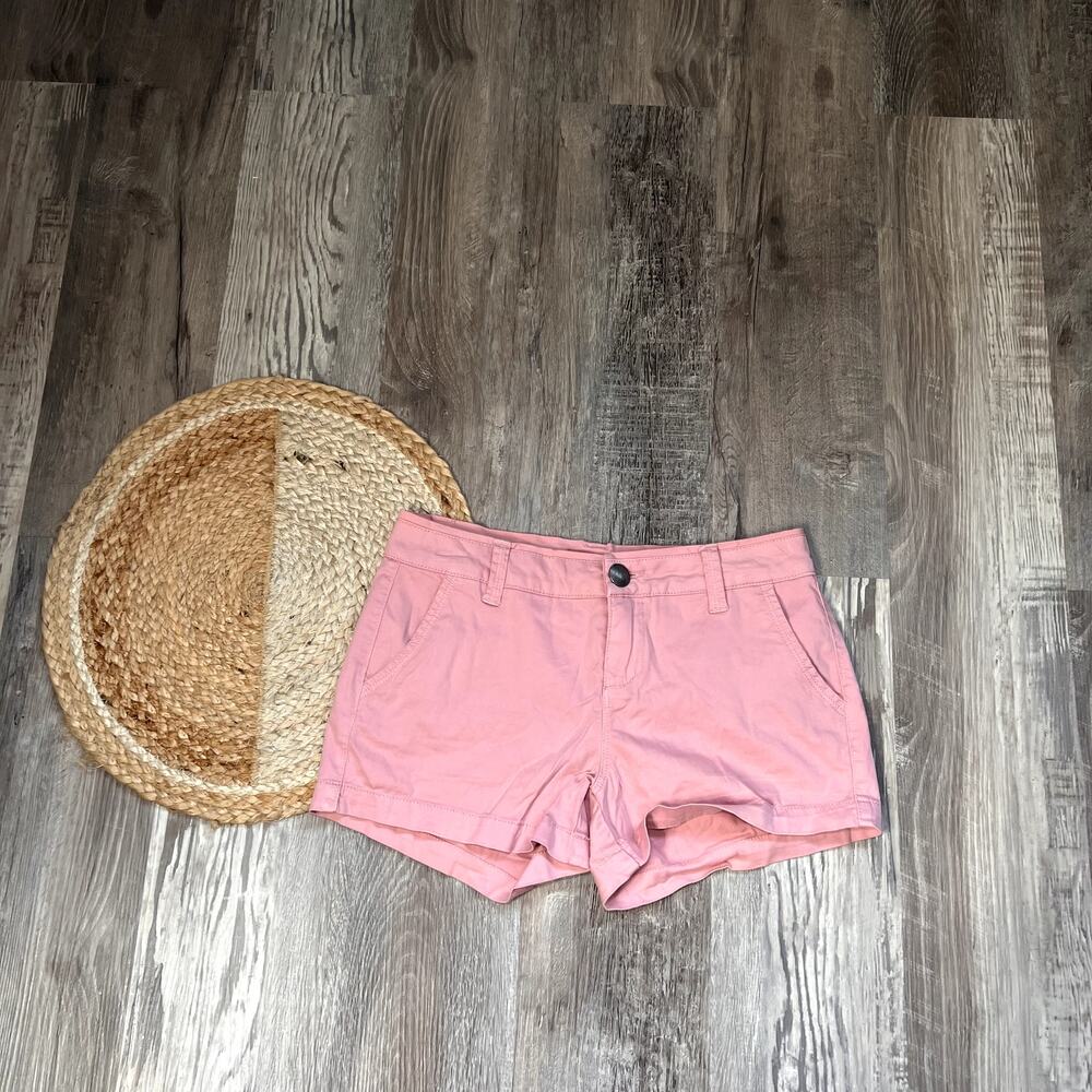 BKE Womens Pink Chino Shorts